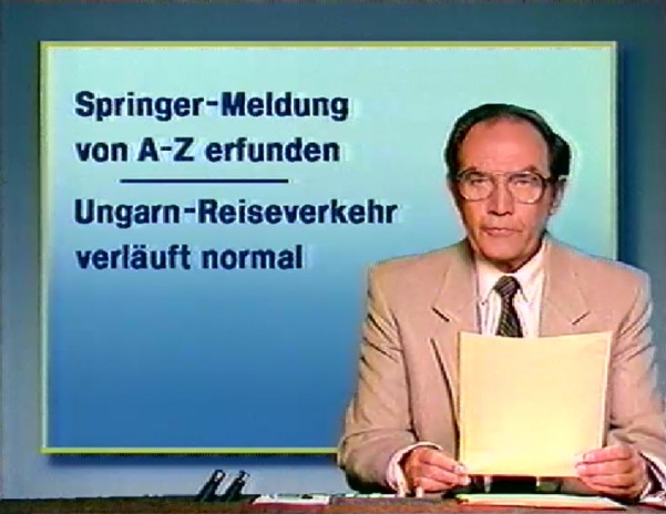 "Aktuelle Kamera" vom 24.08.1989, Hans-Dieter Lange