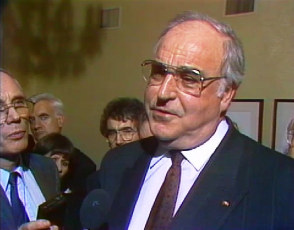 "Aktuelle Kamera" vom 19.12.1989, Helmut Kohl in Dresden