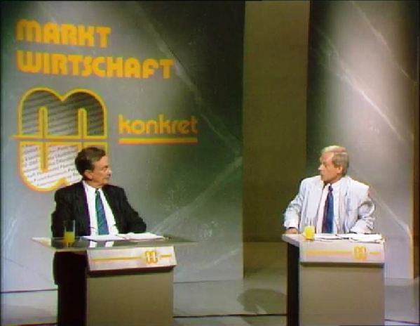 "Marktwirtschaft konkret" vom 08.07.1990, Siegwart Kluge und Till Necker