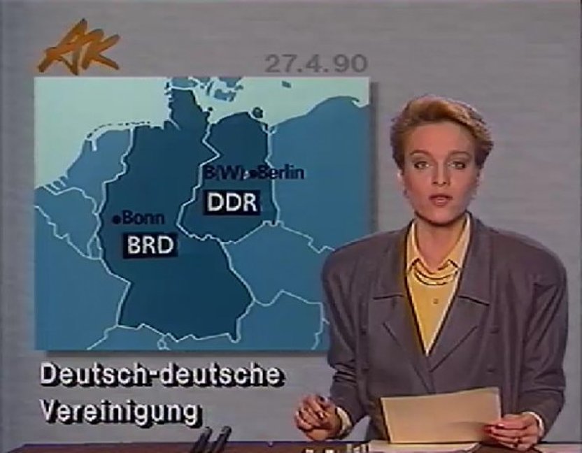 "AK am Abend" vom 27.04.1990, Renate Krawielicki zum Staatsvertrag