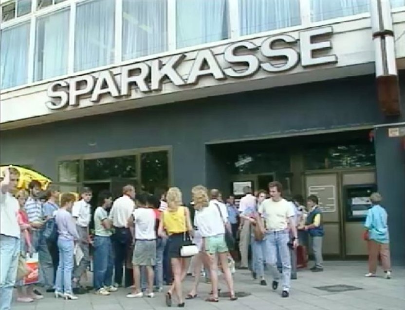 "controvers" vom 01.07.1990, Sparkasse in Berlin