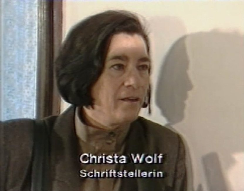 "Aktuelle Kamera" vom 29.11.1989, Christa Wolf
